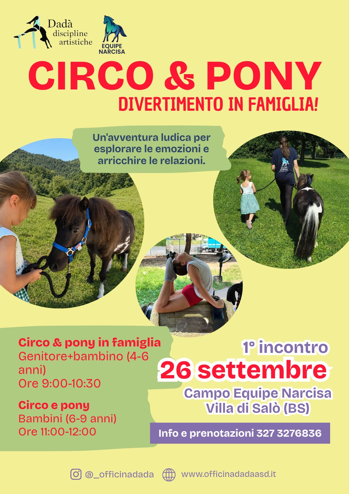 Locandina di Circo & Pony, divertimento in famiglia a Villa di Salò